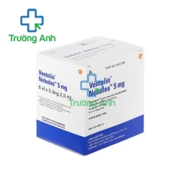 Ventolin nebules 5mg - Thuốc phòng ngừa co thắt phế quản