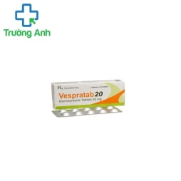 Vespratab 20mg - Thuốc điều trị viêm loét dạ dày, tá tràng hiệu quả của Ấn Độ