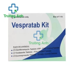 Vespratab Kit Acme - Thuốc điều trị và dự phòng tái phát loét dạ dày tá tràng