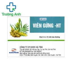 Viên gừng HT Hadiphar - Giúp điều trị đau bụng, ỉa chảy hiệu quả