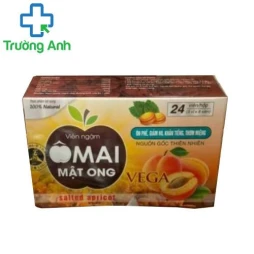 Viên ngậm Ômai mật ong Vega - Giúp ôn phế, giảm ho, khàn tiếng, thơm miệng