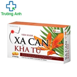 Viên ngậm Xạ can kha tử Vega - Giúp ôn phế, long đờm, giảm ho hiệu quả