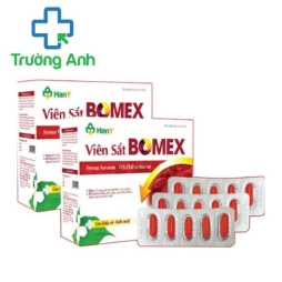 Viên Sắt Bomex - Hỗ trợ bổ sung sắt, acid folic cho cơ thể