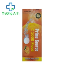 Viên sủi Prime Source C 1000 Flood - Bổ sung vitamin C hiệu quả