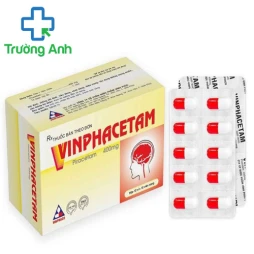 Vinphacetam 400mg Vinphaco - Thuốc điều trị thiếu máu não hiệu quả