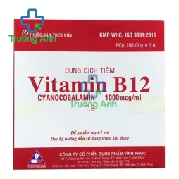 Vitamin B12 1000mg Vinphaco - Giúp bổ sung vitamin B12 hiệu quả