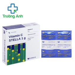 Vitamin C Stella 1g (vỉ) - Thuốc điều trị bệnh scorbut hiệu quả của Stellapharm