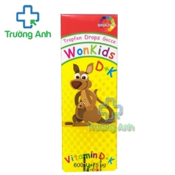 Wonkids D+K Wondfo - Hỗ trợ bổ sung vitamin D3, K2 hiệu quả