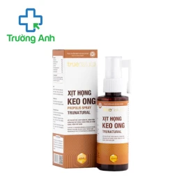 Xịt họng keo ong Trunatural 60ml - Hỗ trợ giảm ho tiêu đờm hiệu quả