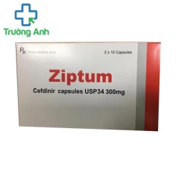 Ziptum viên 300mg - Thuốc điều trị nhiễm khuẩn từ nhẹ đến vừa hiệu quả