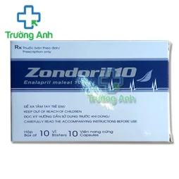 Zondoril 10 - Thuốc điều trị tăng huyết áp, suy tim hiệu quả của Hataphar