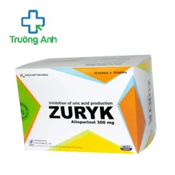 Zuryk - Thuốc điều trị bệnh Gout và các bệnh xương khớp hiệu quả của Davipharm